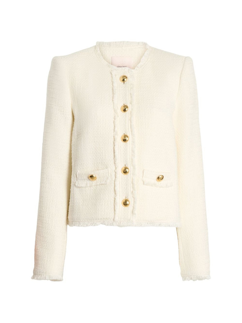 Christie fringed button jacket 1