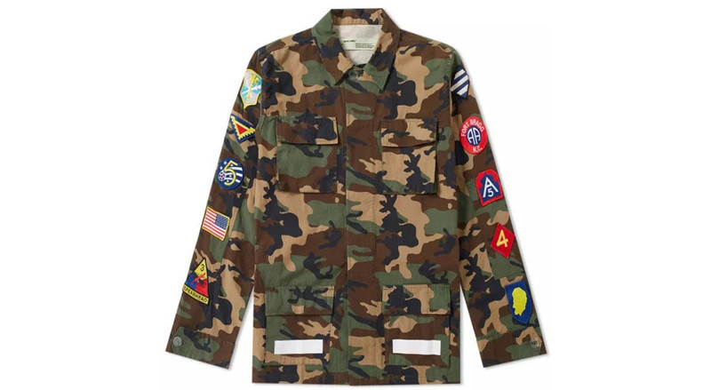 Off-White Off-White Mens Medal Camouflage Jacket OMEA007F170390079901 outlook