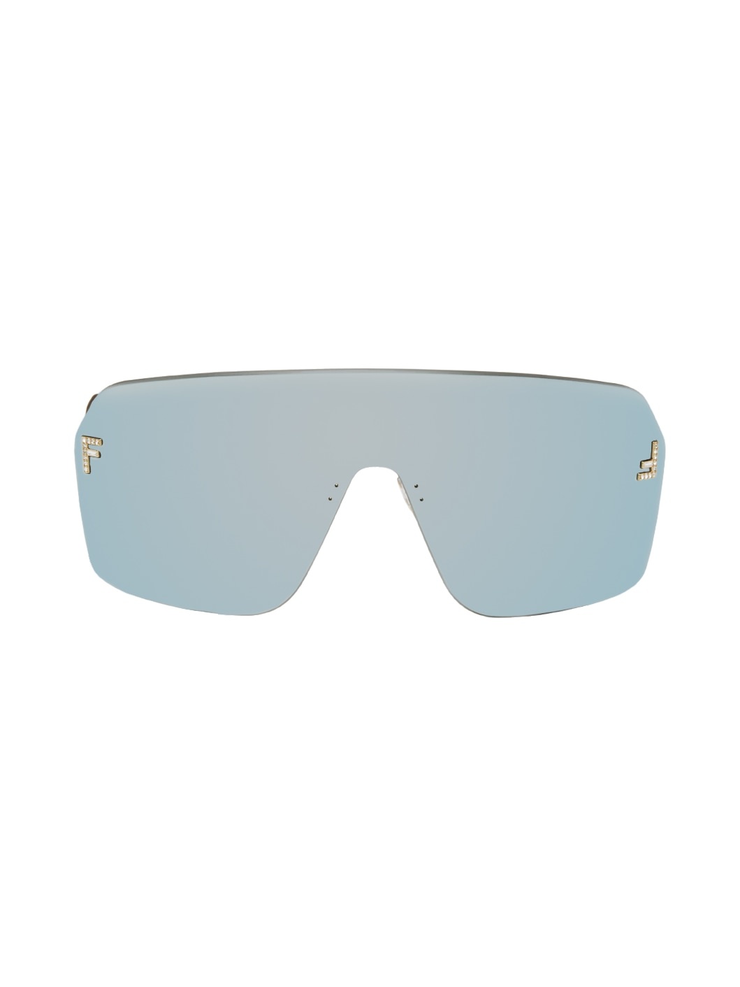 Gold Fendi First Crystal Sunglasses - 1