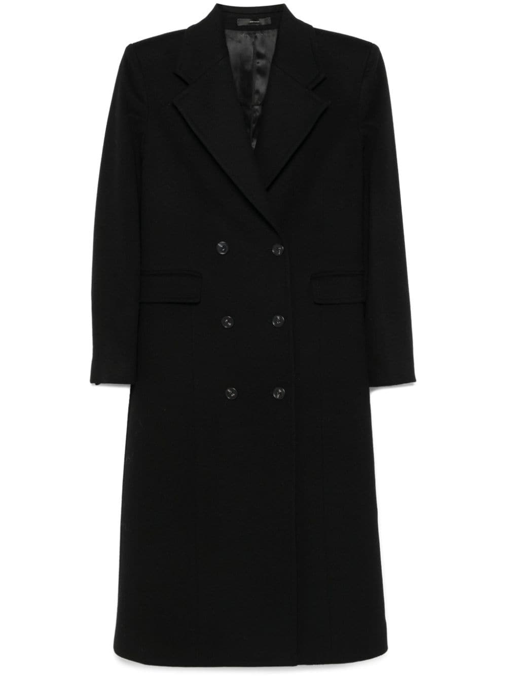 double-breasted coat - 1