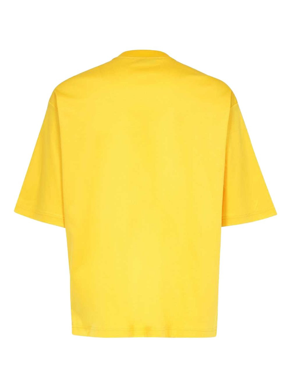 chevron-detail cotton T-shirt - 2