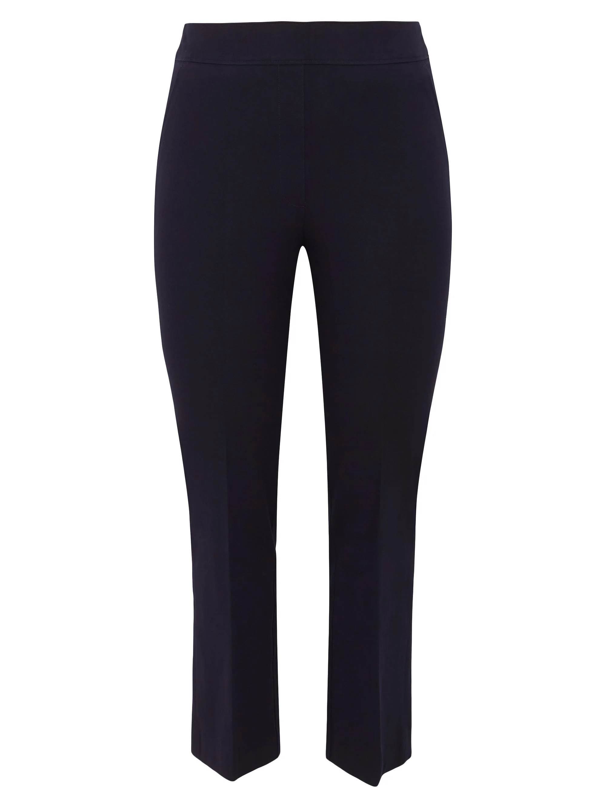 Women's Polished Flared Leg Pants - Classic Navy - 1