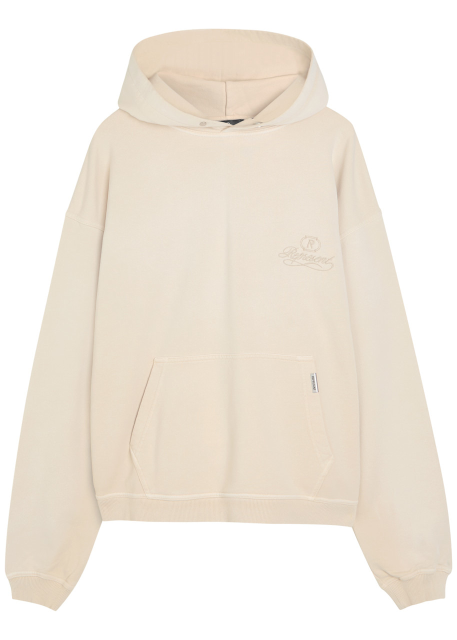 Represent Grand Vintage Embroidered Hooded Cotton Sweatshirt - 1