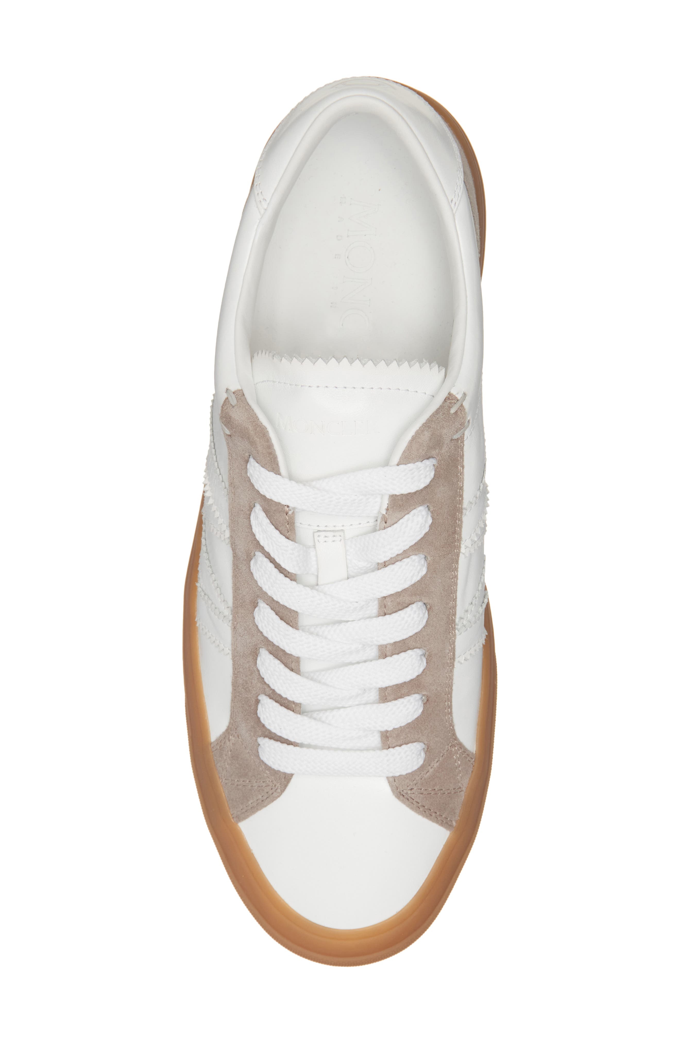 Moncler Monaco Sneaker in Brilliant White at Nordstrom - 5