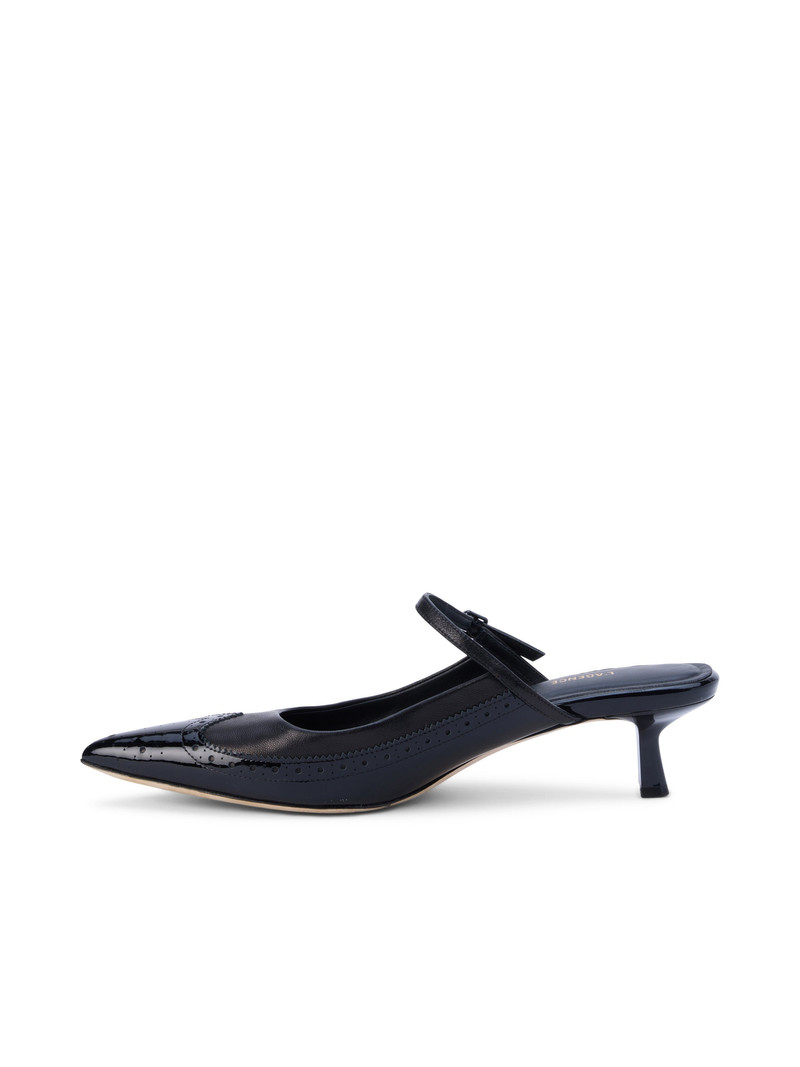 L'AGENCE Elle Patent Leather Mule outlook