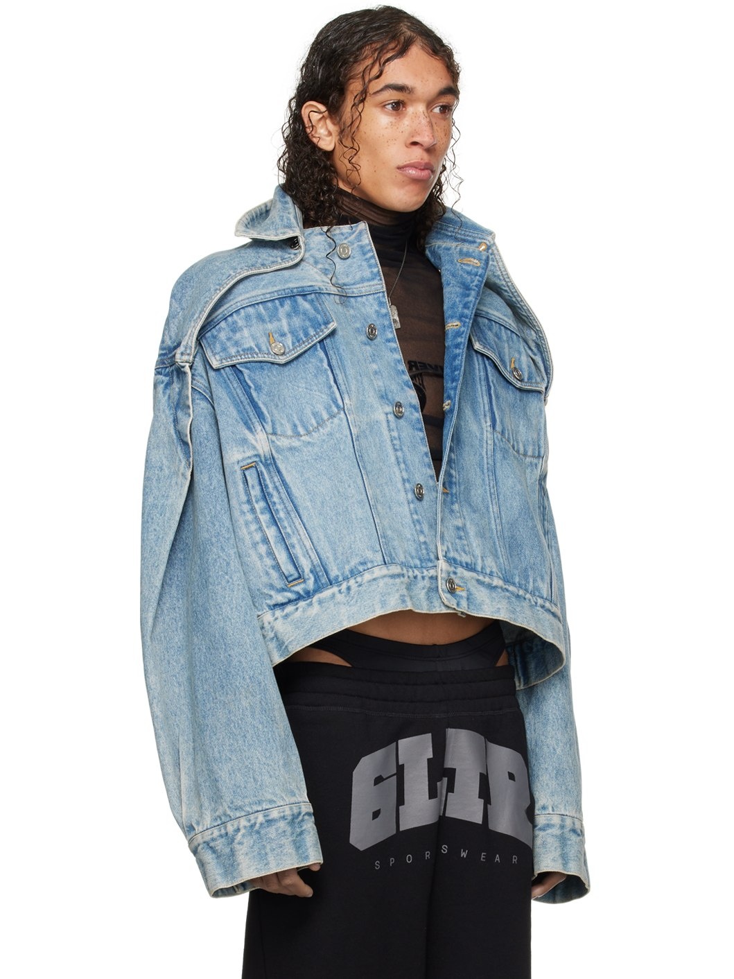 Blue Shayne Oliver Edition Denim Jacket - 2