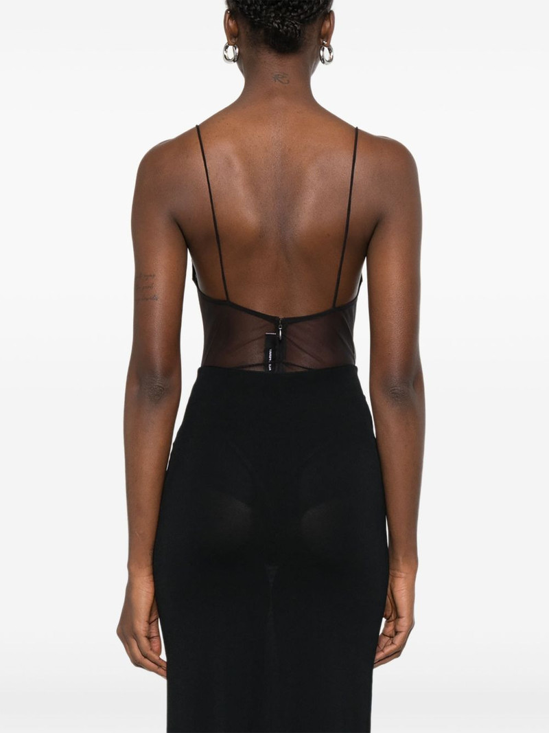 V-neck zip bodysuit 4