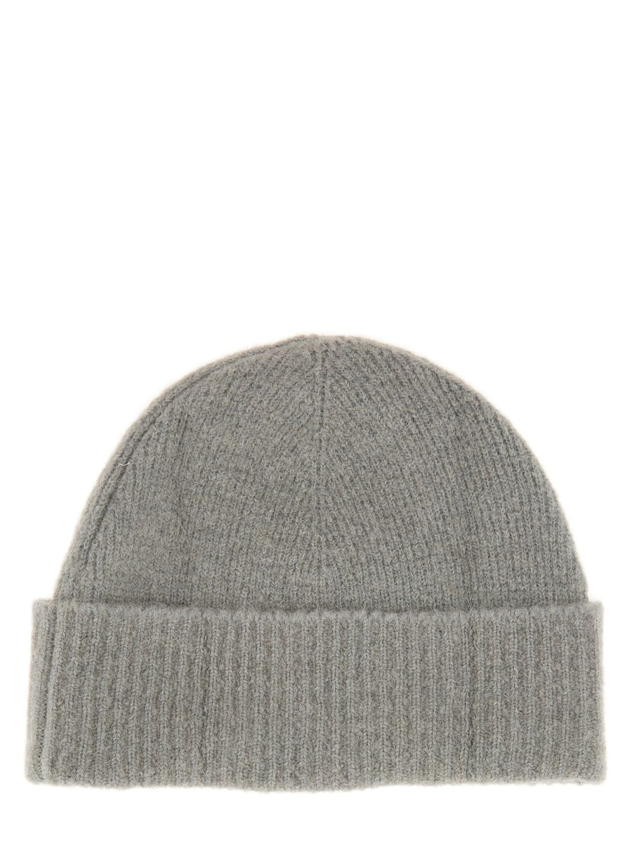 AMI DE COEUR STRIPED ALPACA BEANIE WITH LOGO - 2
