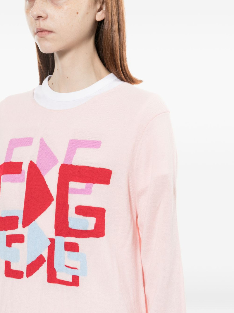 graphic round neck jumper 5