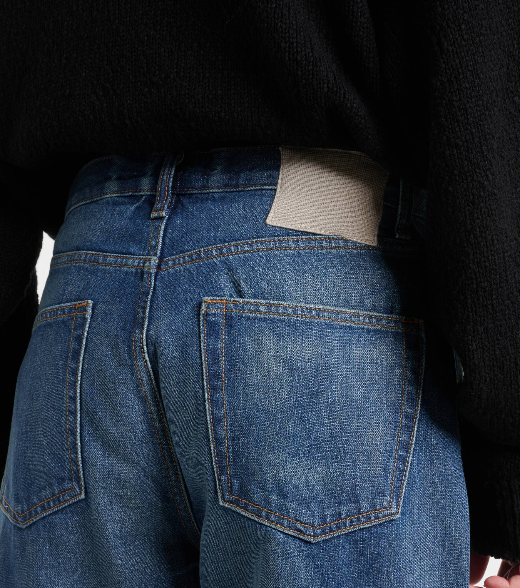 Faded straight jeans - 6