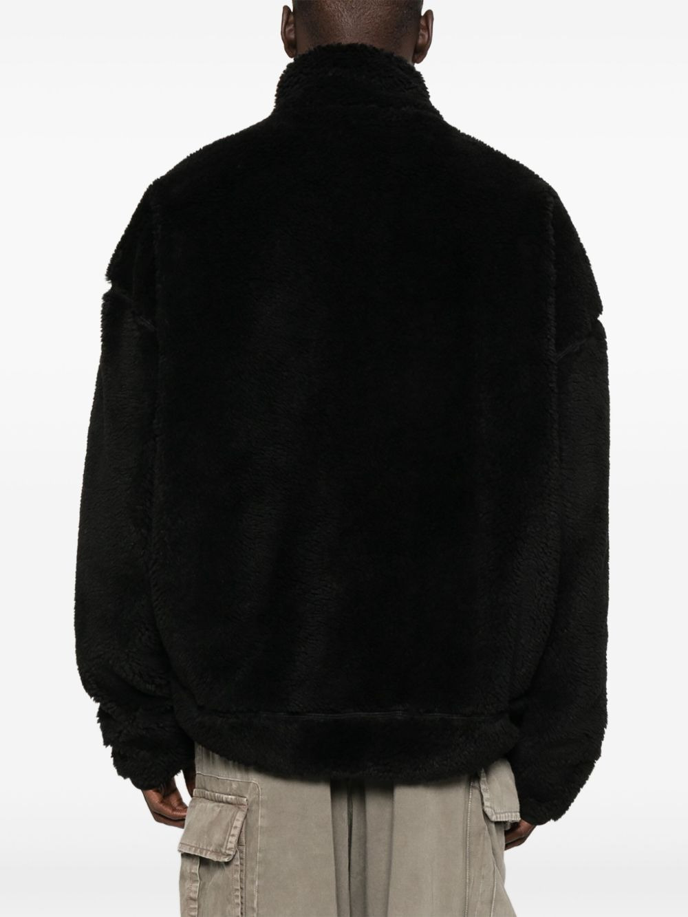 fleece bomber jacket - 4