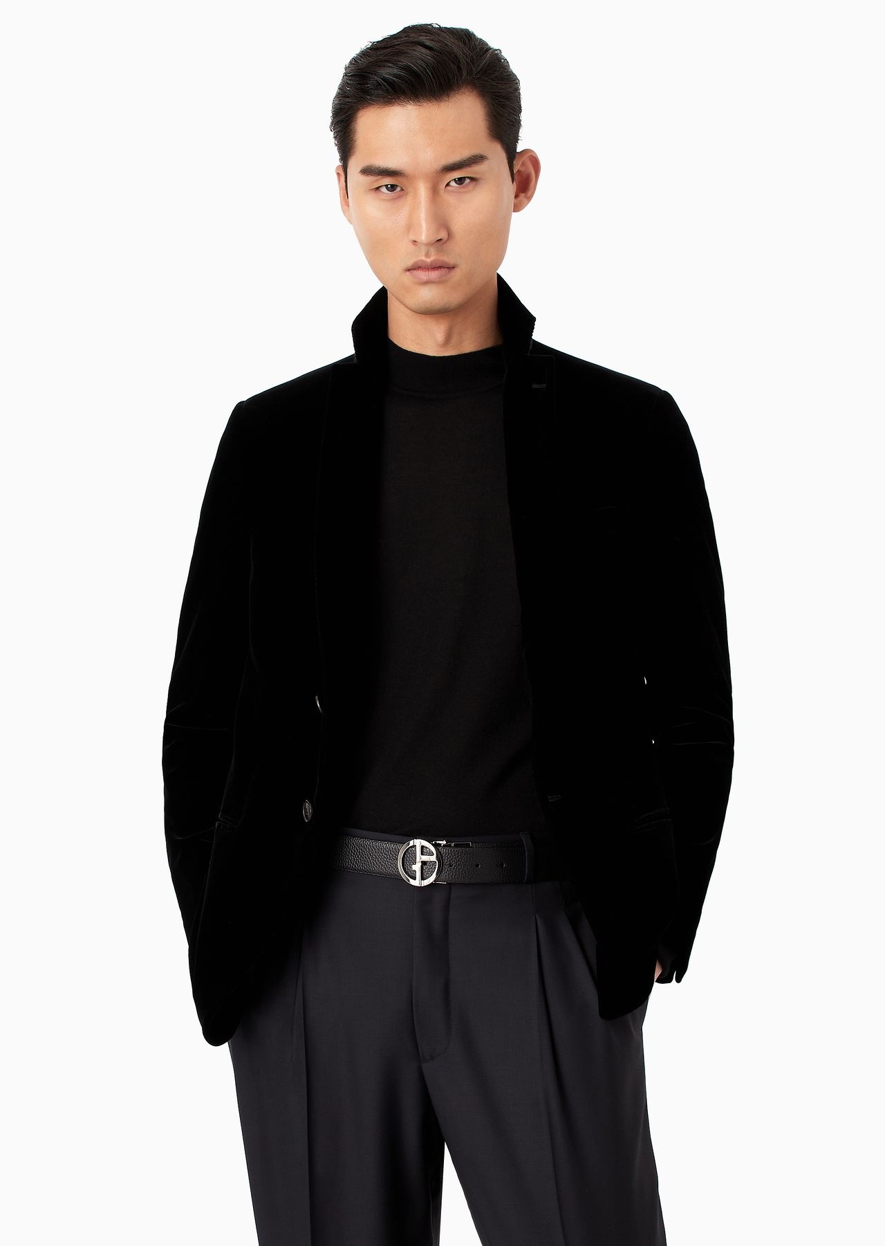 Two-toned, reversible leather belt - 4