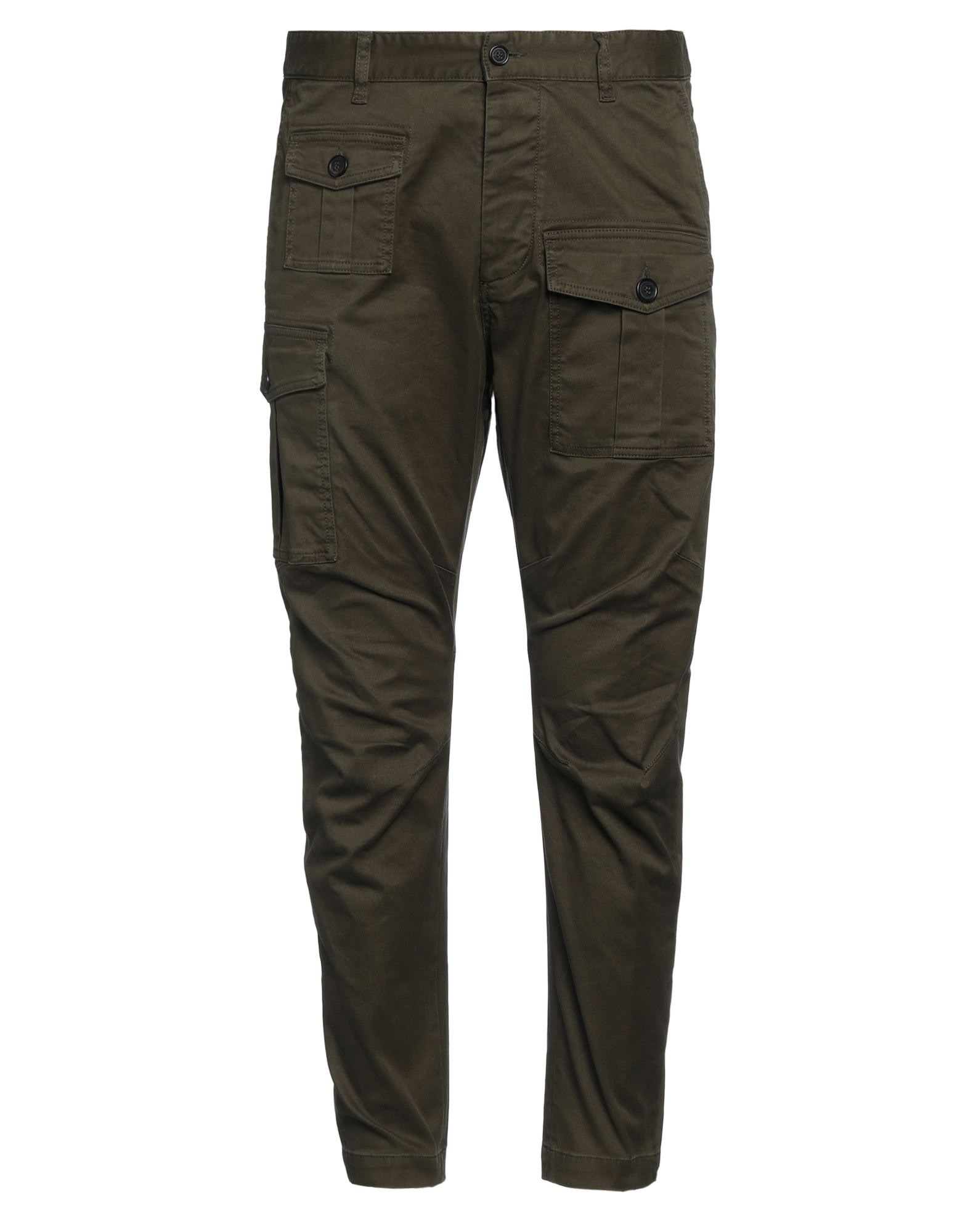 Khaki Men's Casual Pants - 1
