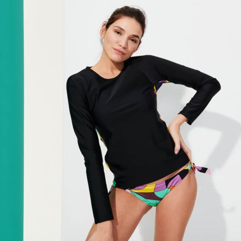 Long Sleeves Women Rashguard 1984 Invisible Fish 3