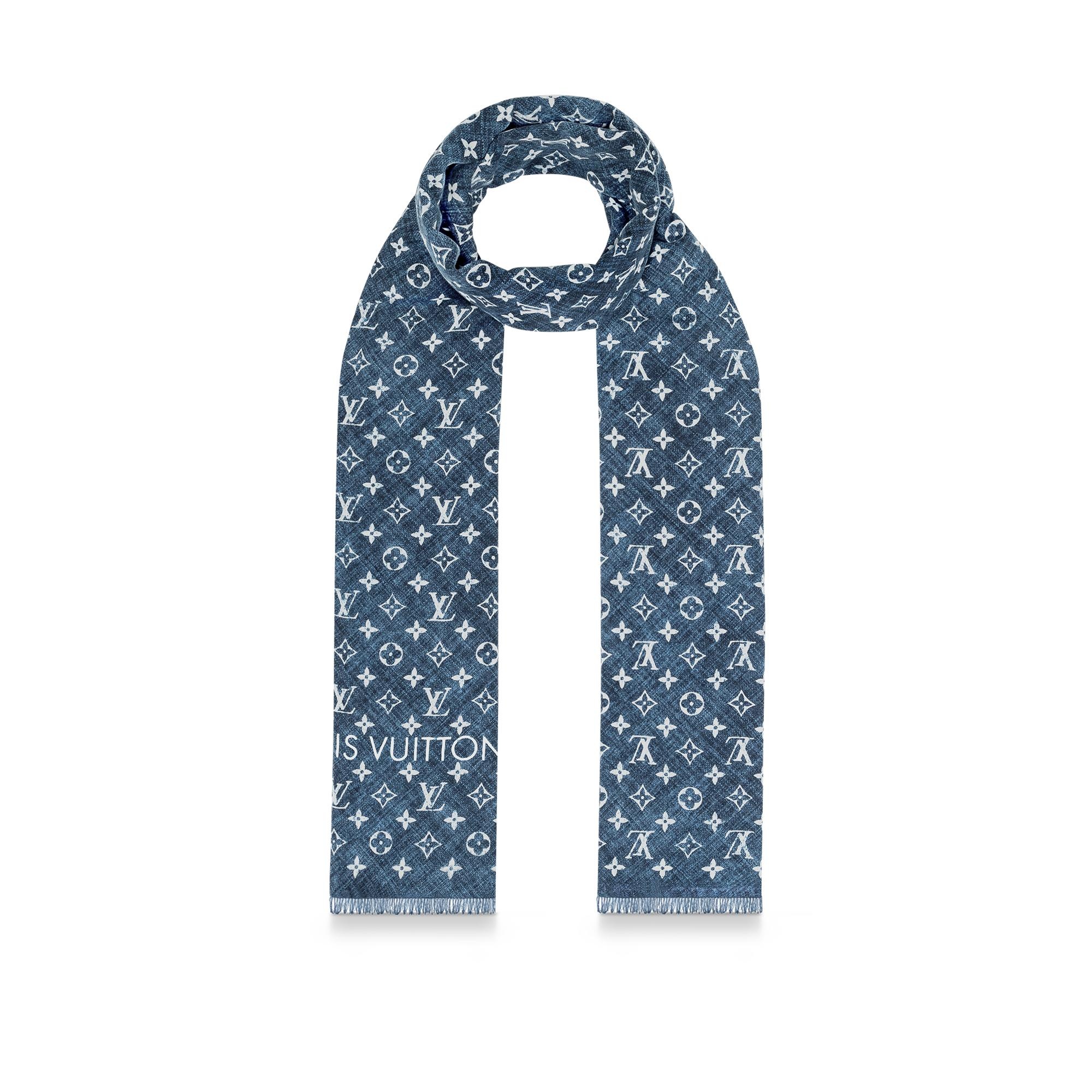 Monogram Denim Stole - 2