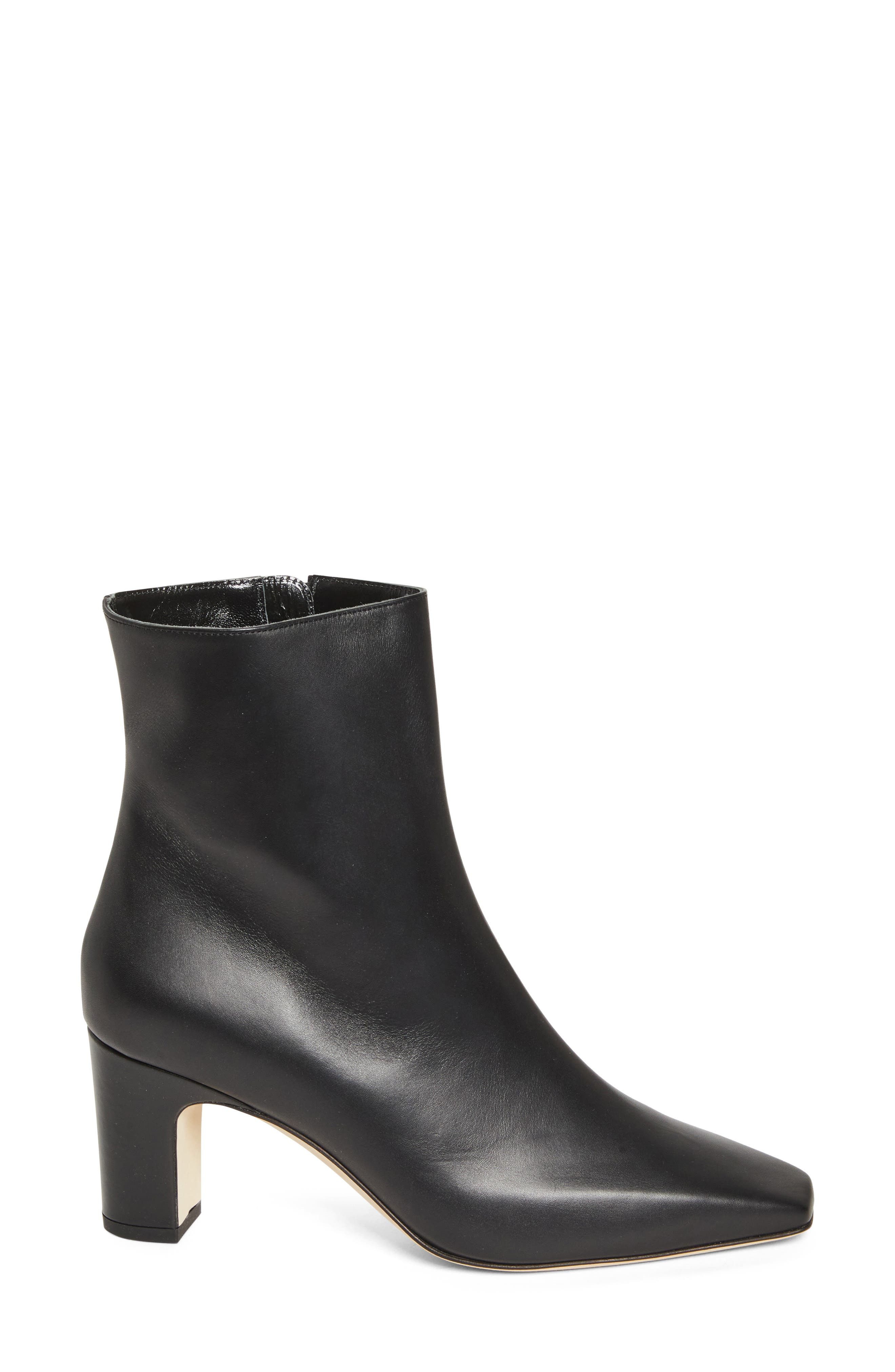 Manolo Blahnik Ofaralo Square Toe Bootie in Black at Nordstrom - 3