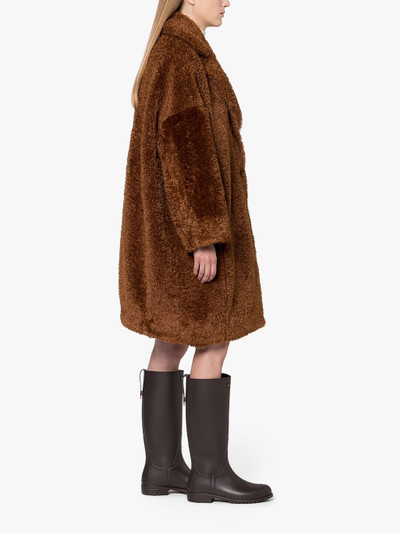 Mackintosh HUMBIE CHESTER BROWN ECO FUR COCOON COAT outlook