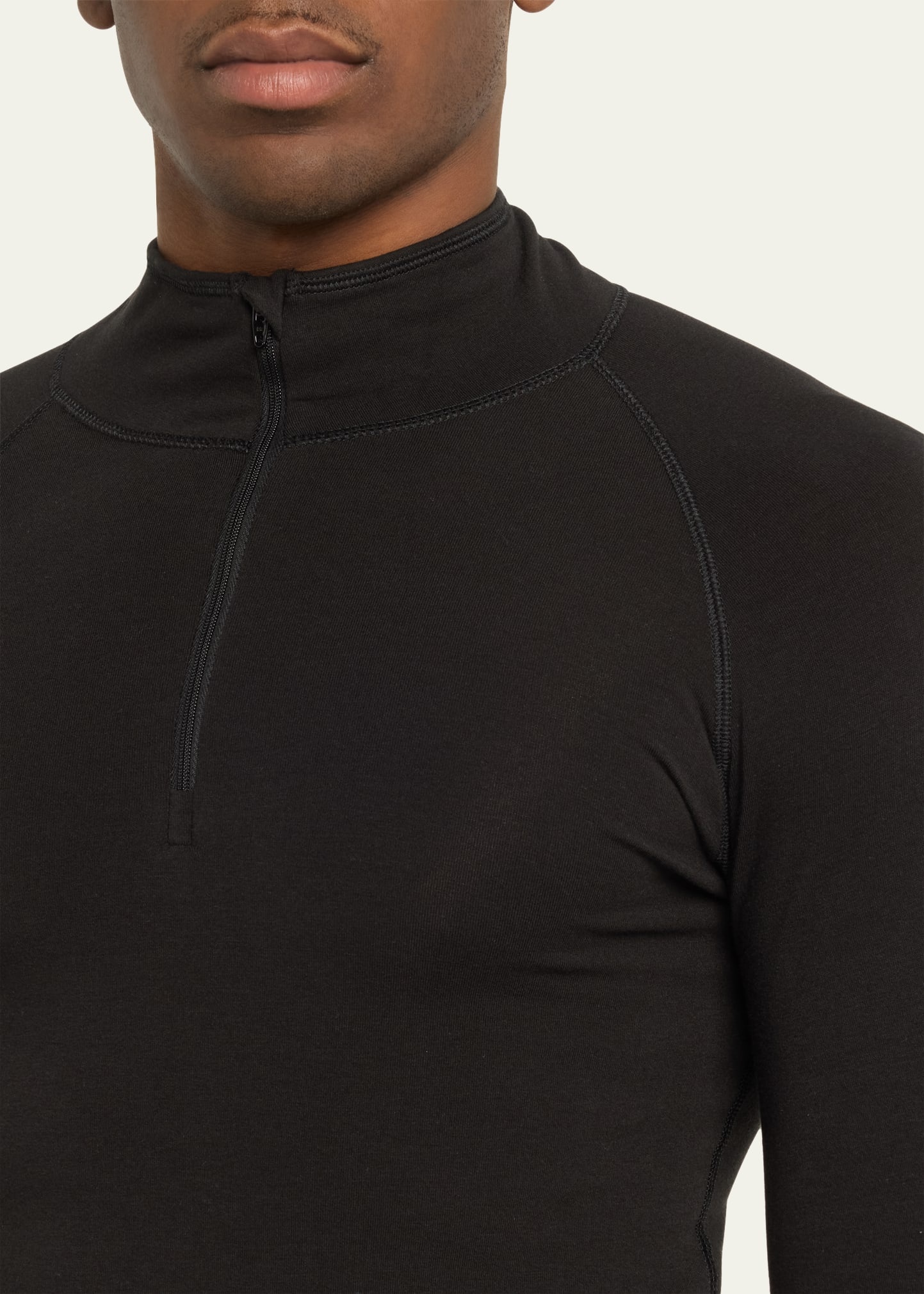 Men's Ski Logo Print Thermal Base Layer Shirt - 5