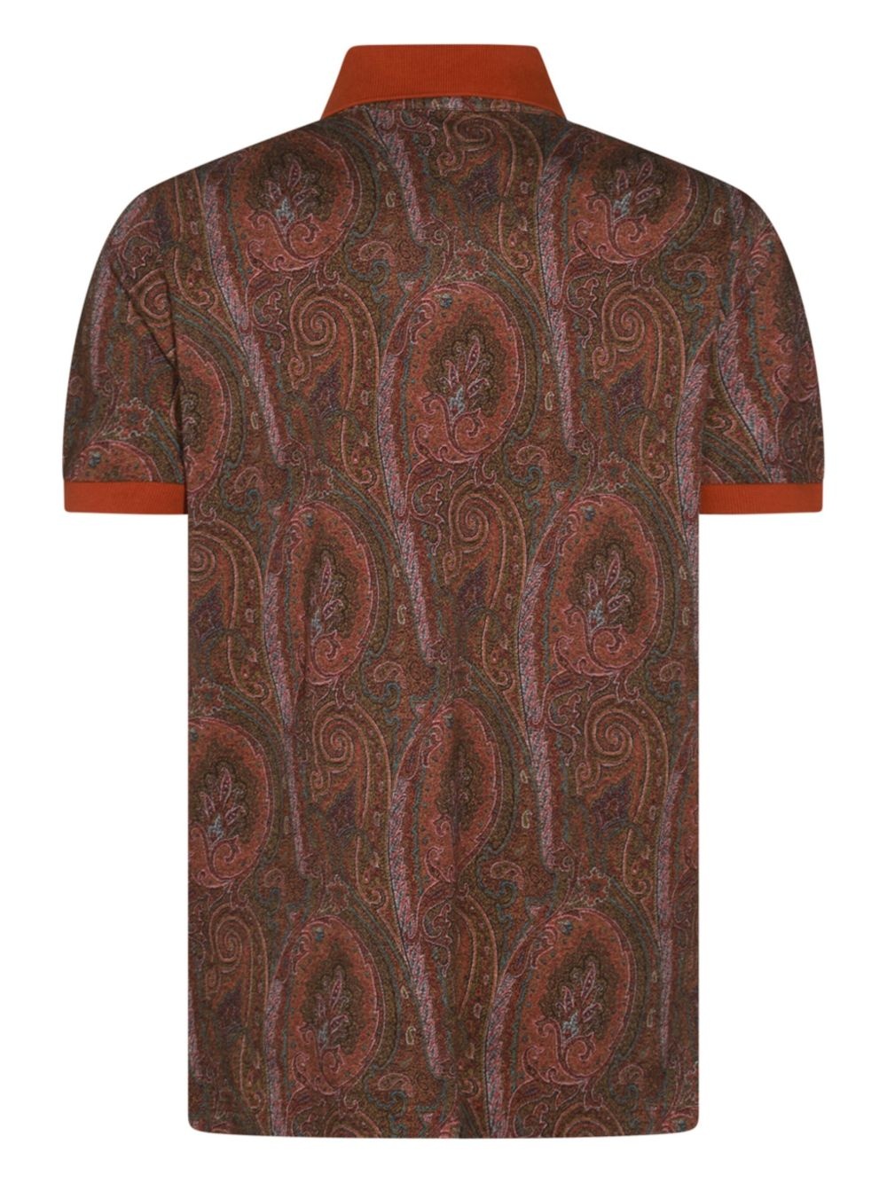 paisley-print polo shirt - 2