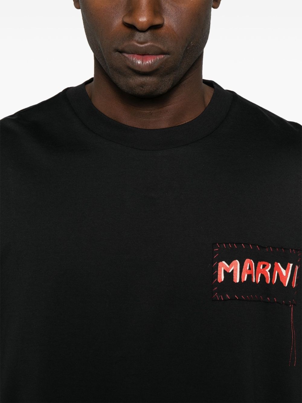 logo-patch T-shirt - 4