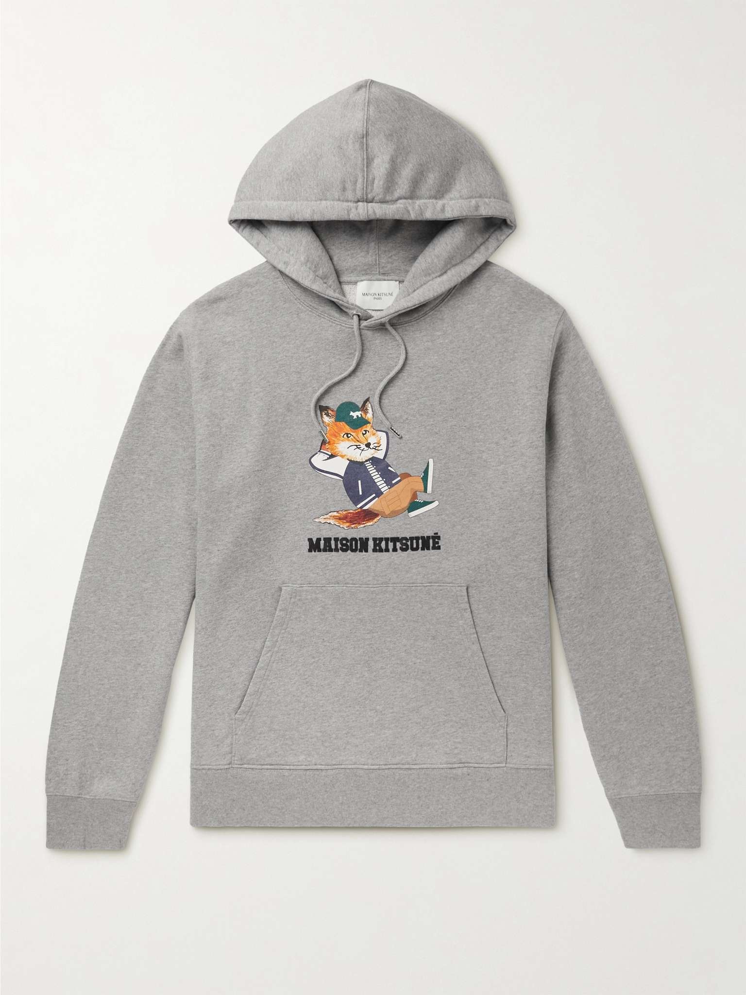 Logo-Print Cotton-Jersey Hoodie - 1