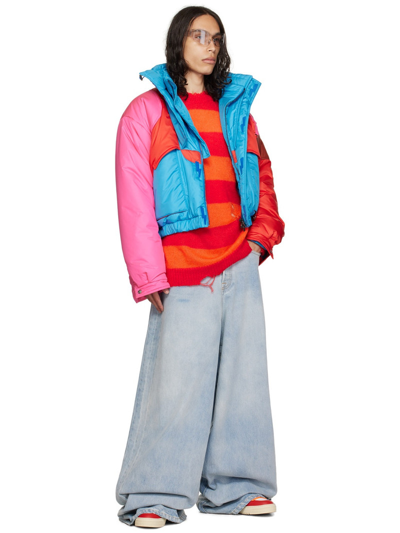 MEMBERS OF THE RAGE Blue Paneled Jacket outlook