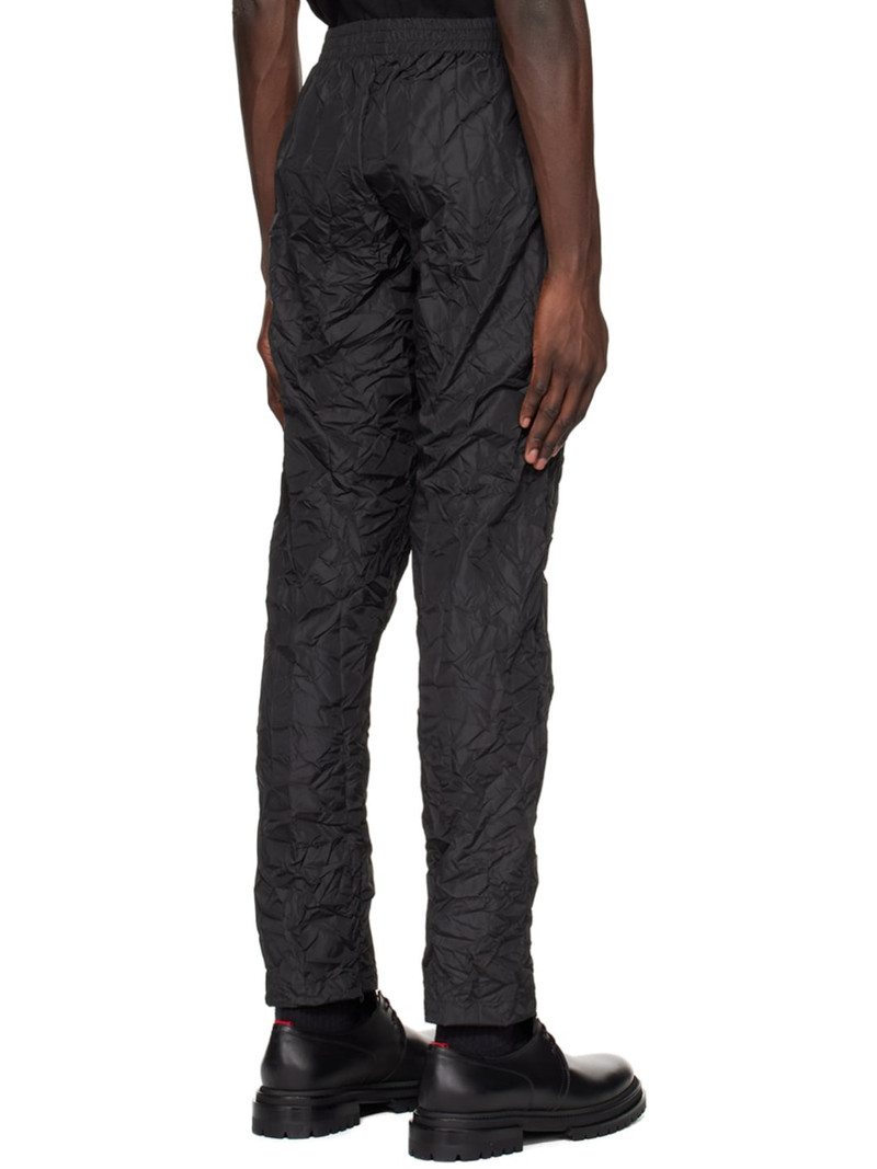Black Crinkled Lounge Pants 3