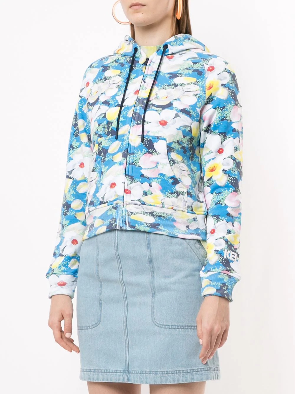 x Vans floral zipped hoodie - 3