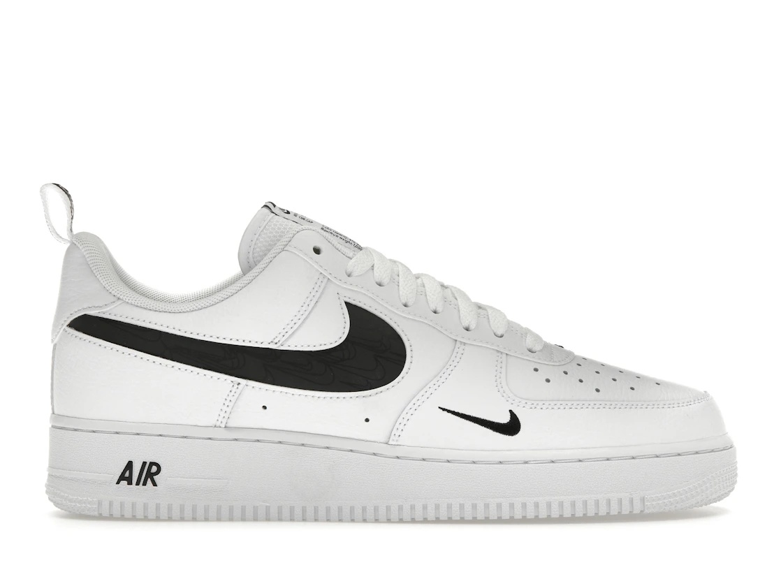 Nike Air Force 1 Low Reflective Swoosh White Black - 1