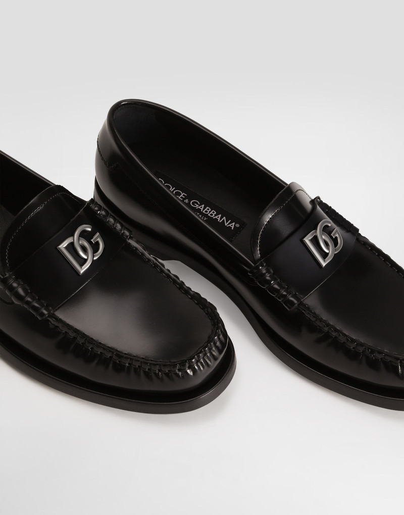 Polished calfskin loafers 4