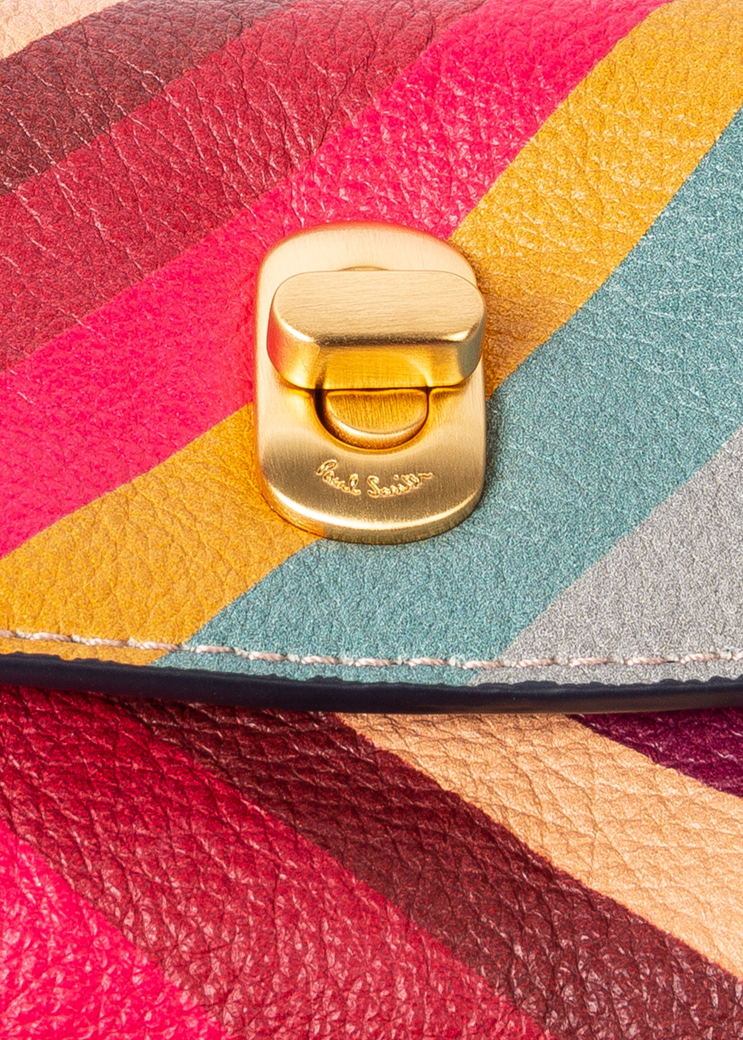 Leather 'Swirl' Shoulder Bag - 3