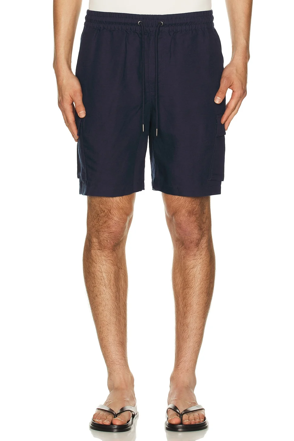 Air Linen Pull-On Cargo Short - 1