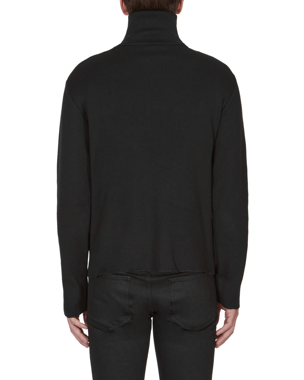 LONG SLEEVE KNITTED POLO - 5
