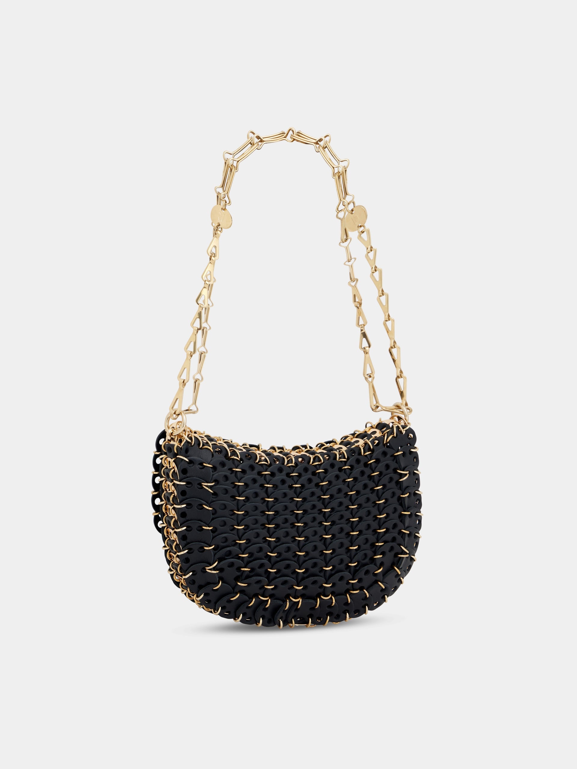 1969 BLACK MESSENGER LEATHER BAG - 2