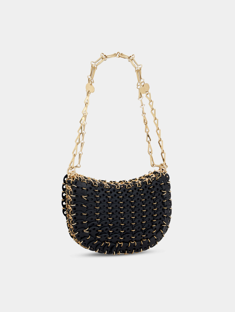 rabanne 1969 BLACK MESSENGER LEATHER BAG outlook