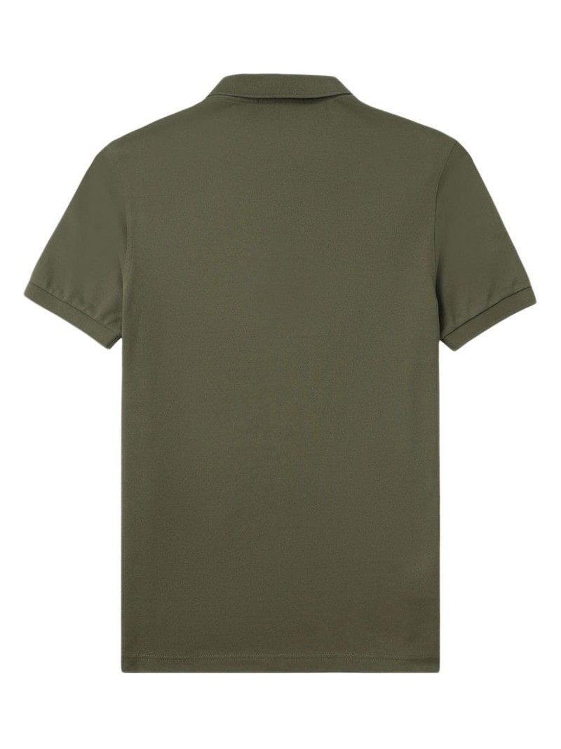 logo-embroidered cotton polo shirt 6