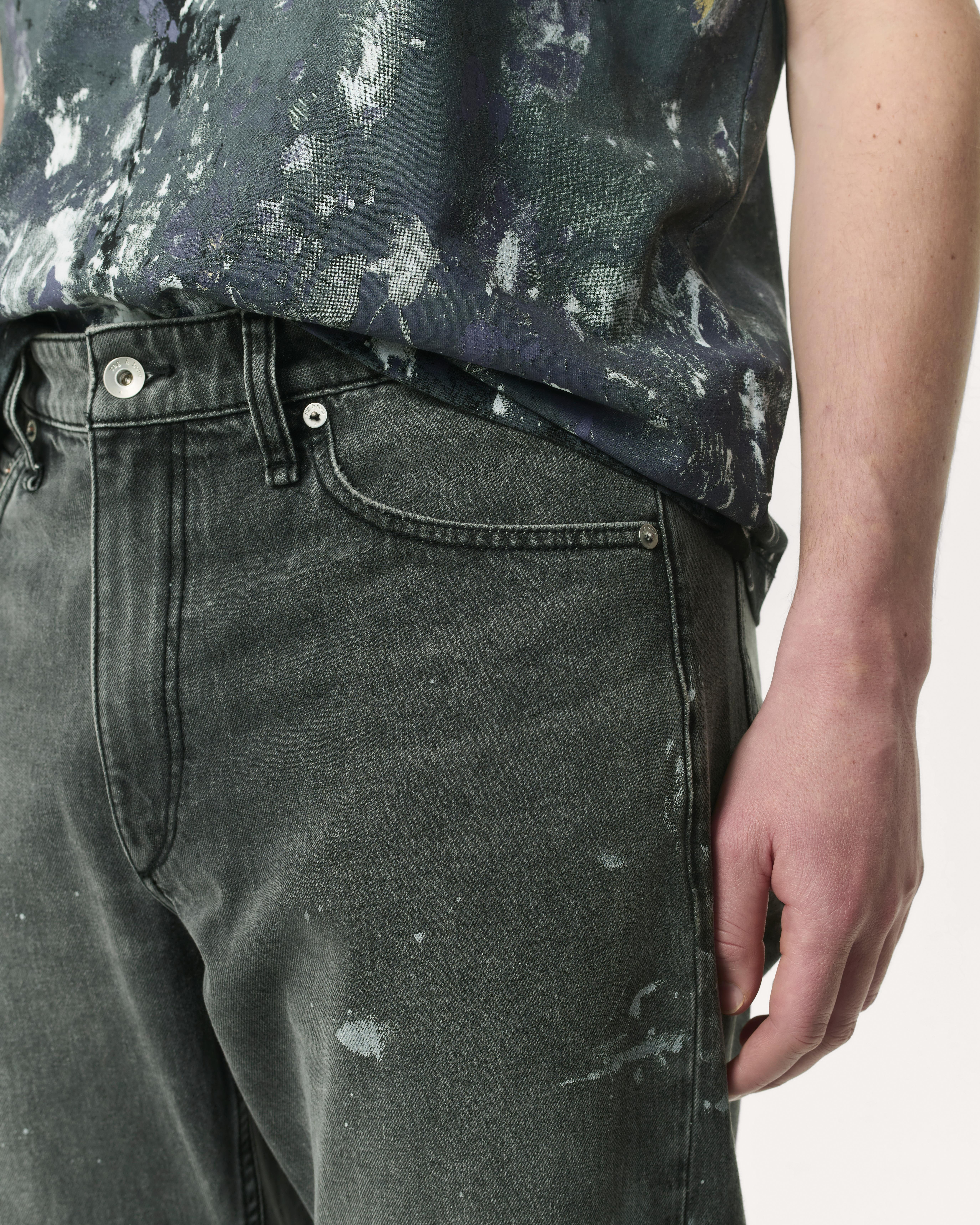 Fit 4 Hand-Painted Straight Fit Jeans
Authentic Rigid Denim - 4