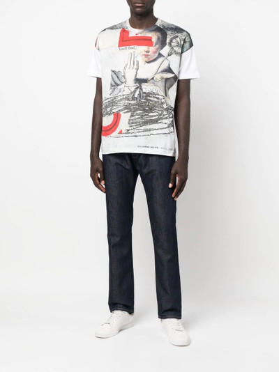 Junya Watanabe MAN graphic-print short-sleeve T-shirt outlook