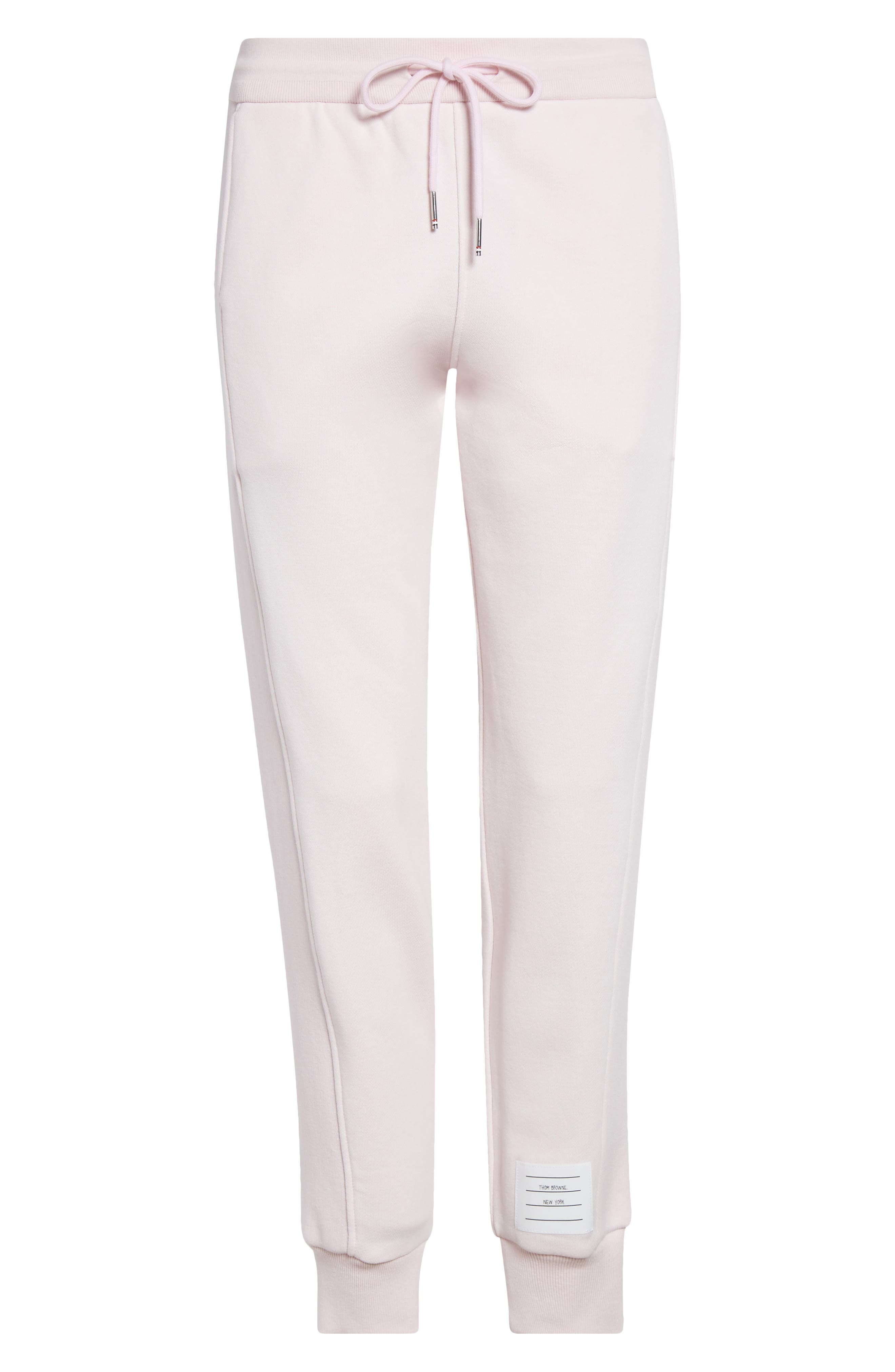 Thom Browne Classic Cotton Jersey Joggers in Light Pink at Nordstrom - 6