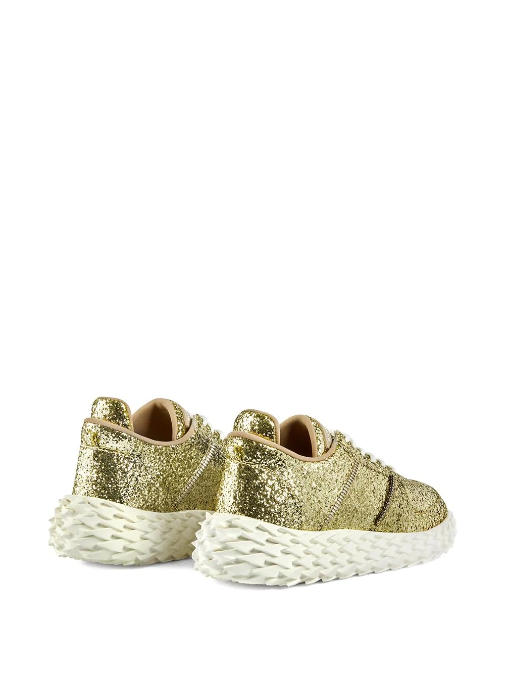 Urchin platinum glitter sneakers - 3