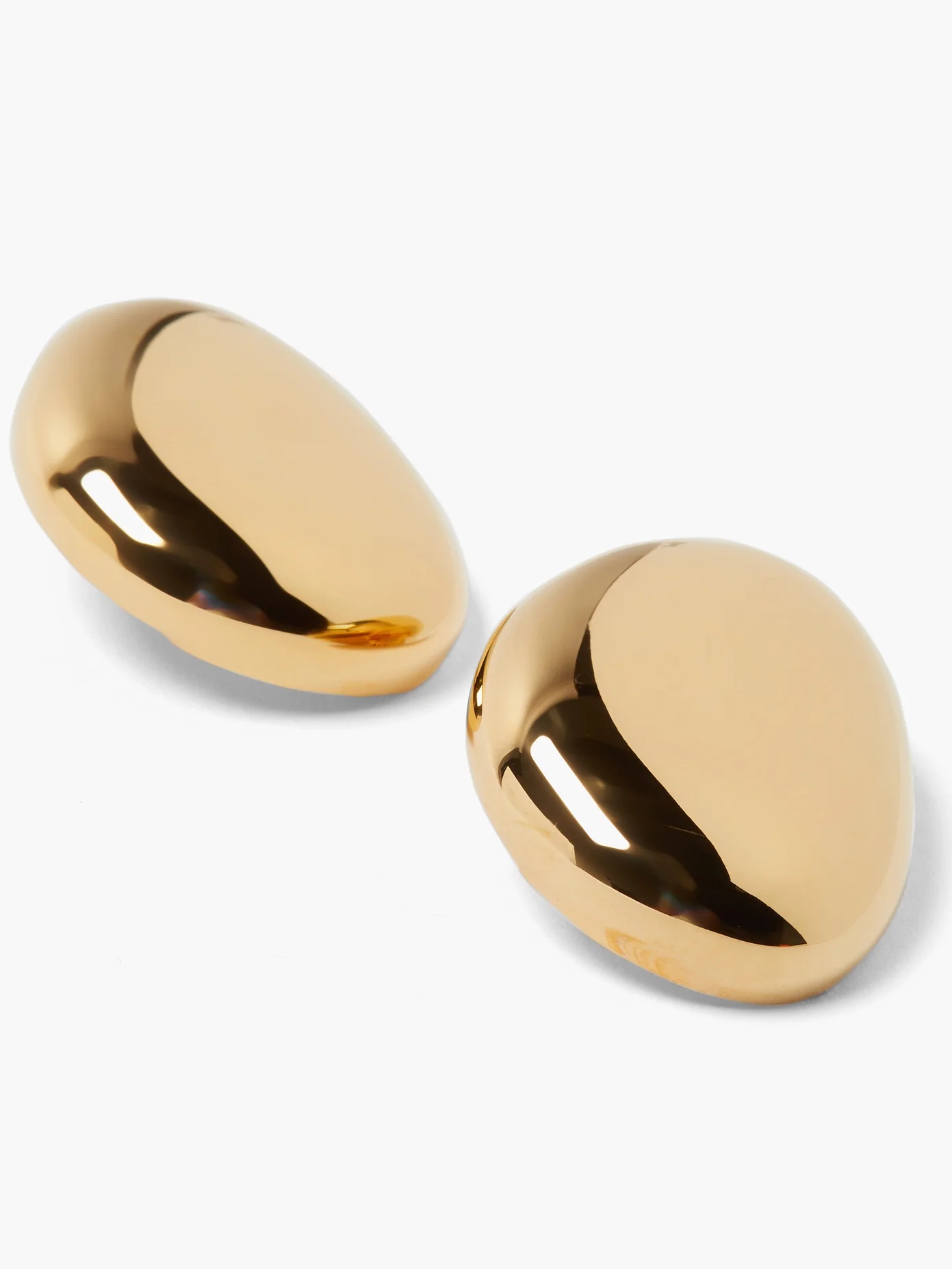 Dome-drop clip earrings - 4