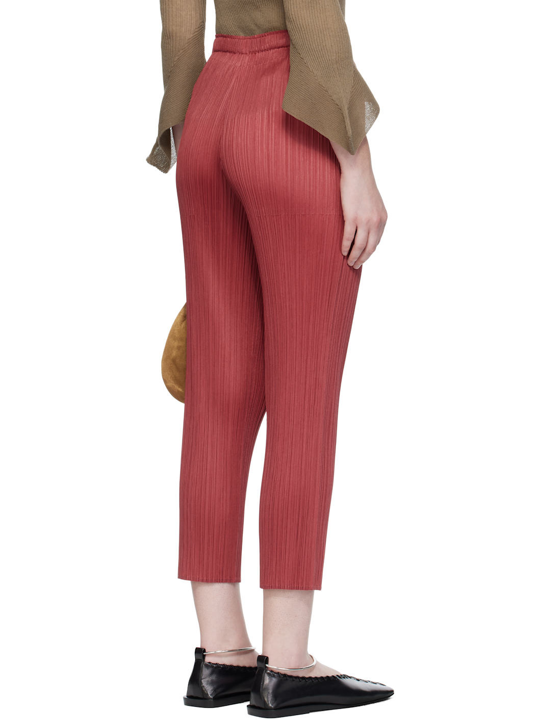 Red Lamp Shade Pants - 3