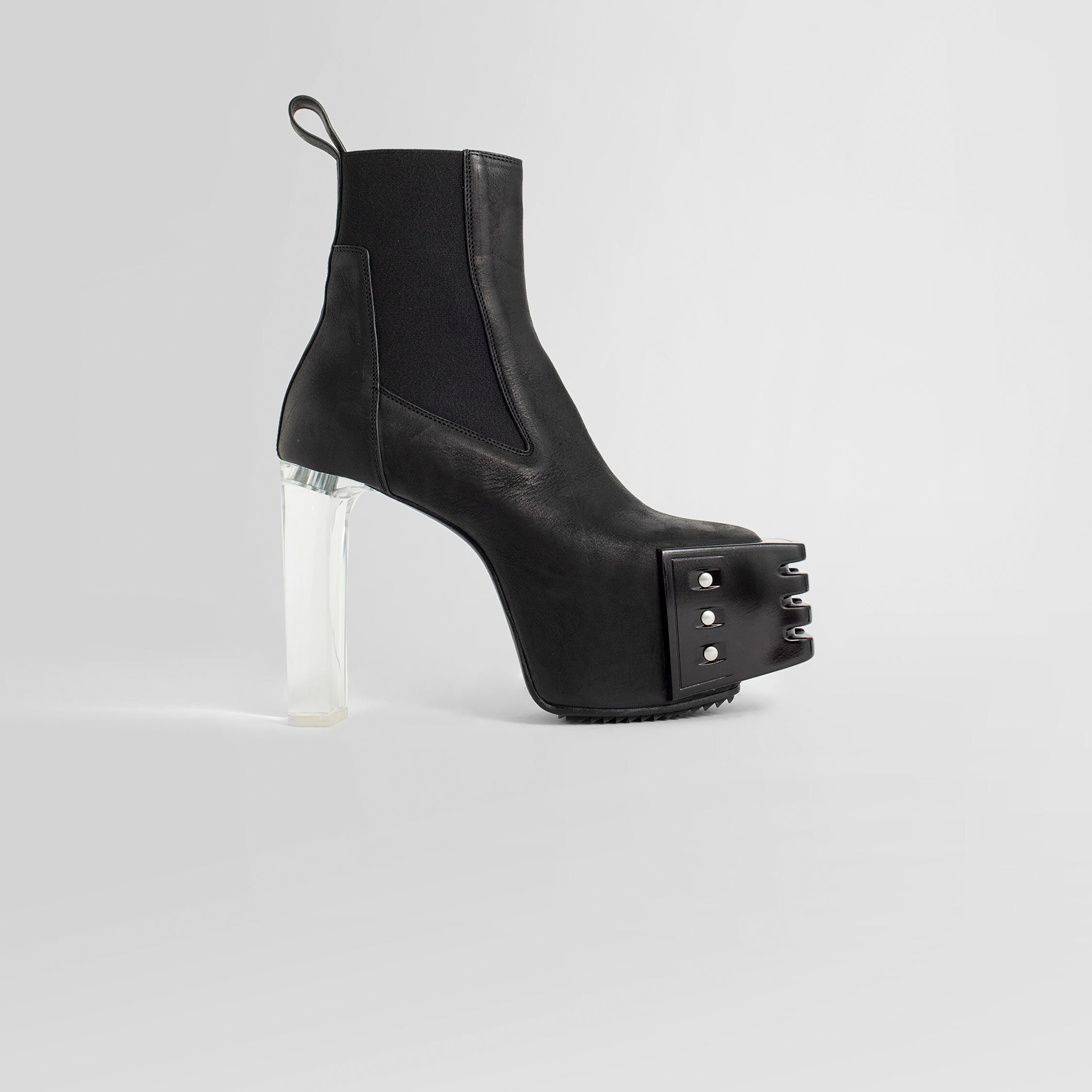 RICK OWENS WOMAN BLACK BOOTS - 9