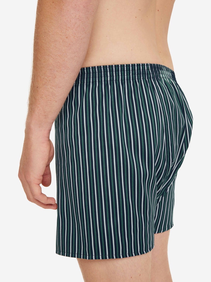 Men's Classic Fit Boxers Wellington 53 Cotton Satin Multi - 7