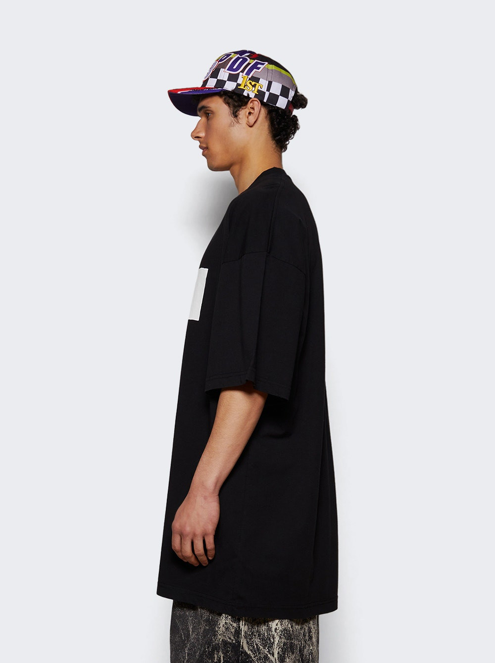 Point Zero Oversized T-shirt Washed Black - 3
