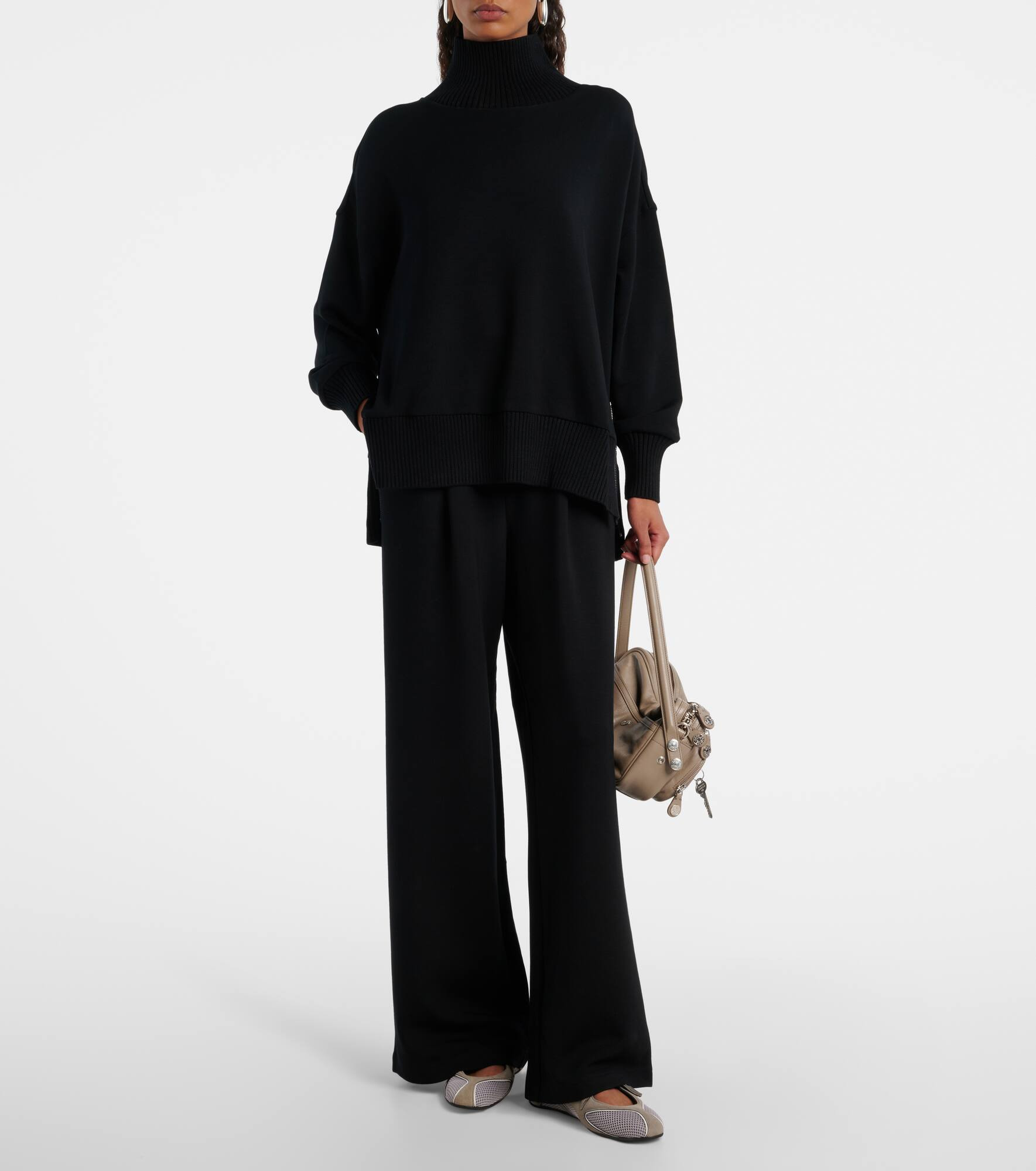Extra jersey wide-leg pants - 2