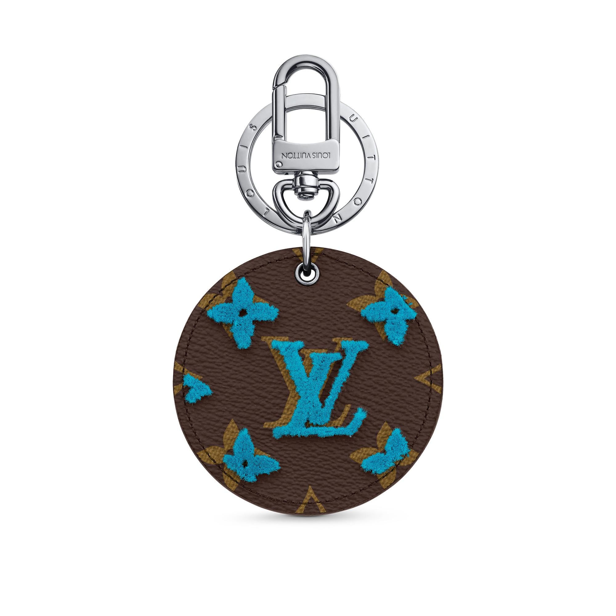 Round Illustre Bag Charm and Key Holder - 1