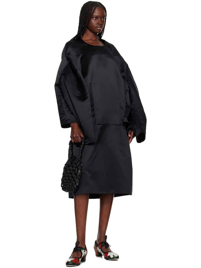 Black Synthetic Leather Bag 4
