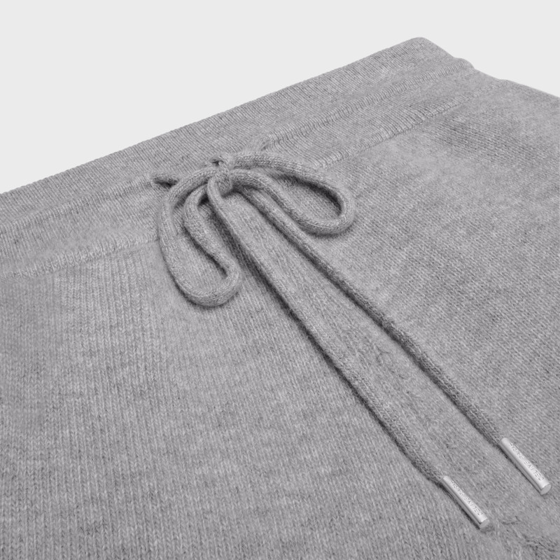 triomphe mini shorts in wool and cashmere 3