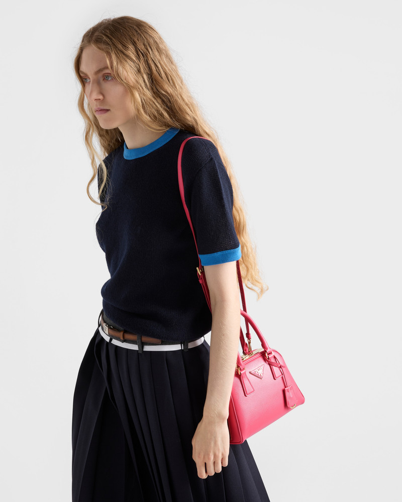 Prada Pyramid Saffiano leather mini bag 8